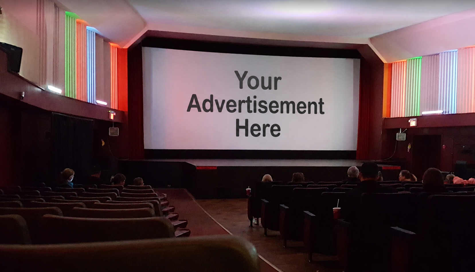 Advertise on the big screen at The Classic Theater